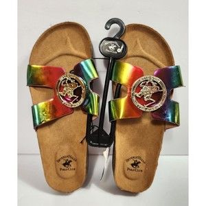 NEW Beverly Hills Polo Club Women's Slip On Sandals Size 9